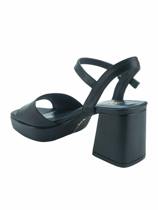 Leather Sandals Black