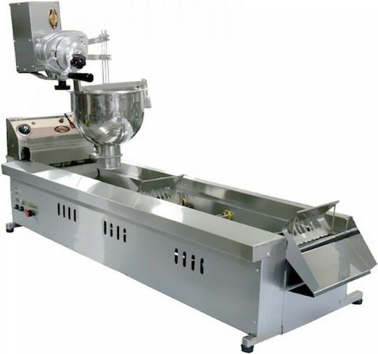 Interzag Professionelle Donut-Maschine Automatisch mit Eimerkapazität 7Es 4001