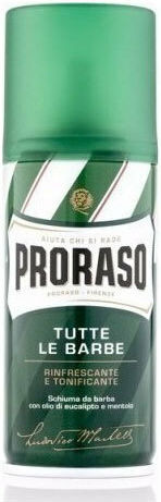 Proraso Spumă Verde de Ras cu Eucalipt și Mentol 100ml