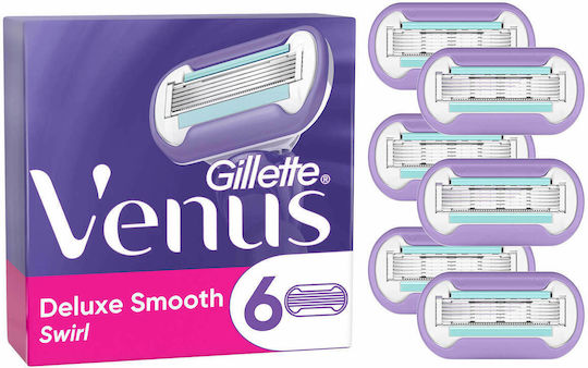 Venus Swirl Ξυραφάκι Ασφαλείας με Λεπίδες 6τμχ