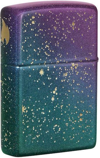 Zippo Starry Sky Winddichtes Feuerzeug Flamme Mehrfarbig