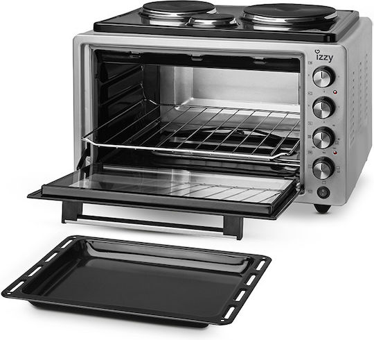 Izzy IZ-8004 223960 Elektrischer Ofen 42Es mit 3 Brennern