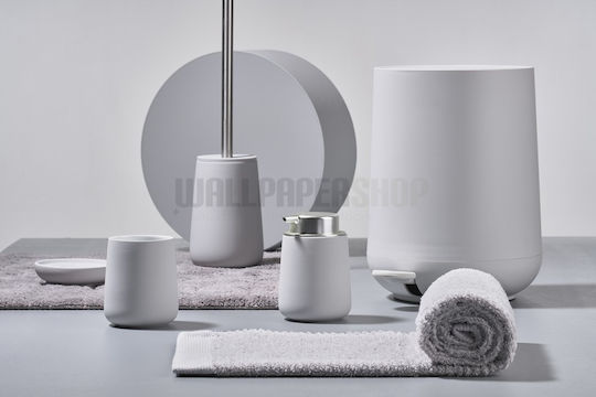 Zone Denmark Nova 331216 Porțelan Coș de gunoi pentru baie Soft Grey Zone Denmark Nova 331216 Porțelan Coș de gunoi pentru baie Soft Grey