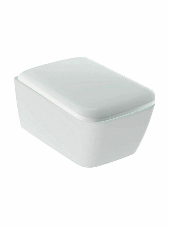 Geberit Icon Square Λεκάνη Κρεμαστή Rimless Χωρίς Κάλυμμα Λευκή Geberit Icon Square Λεκάνη Κρεμαστή Rimless Χωρίς Κάλυμμα Λευκή