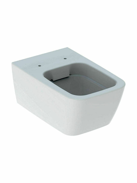 Geberit Icon Square Λεκάνη Κρεμαστή Rimless Χωρίς Κάλυμμα Λευκή
