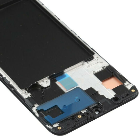 Οθόνη με Μηχανισμό Αφής και Πλαίσιο για Galaxy A70 (Μαύρο)