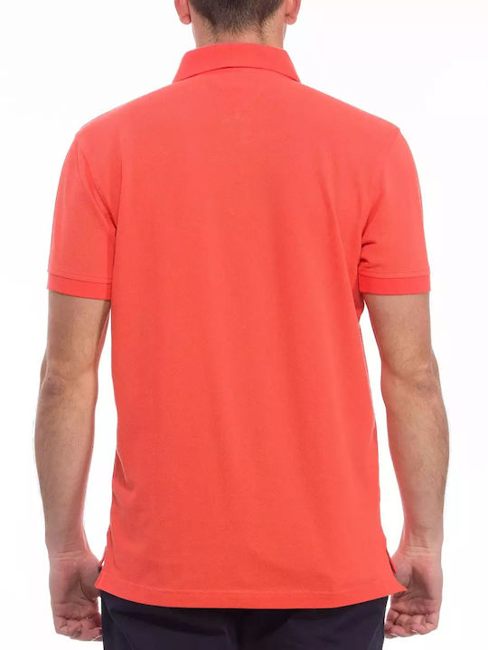 Tommy Hilfiger Men's Short Sleeve Blouse Polo Orange