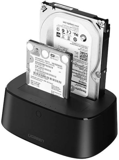 Ugreen Docking Station for 2 Hard Drives SATA 2.5" / 3.5" with Connection USB 3.0 (50857)