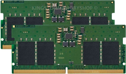 Kingston 16GB DDR5 RAM mit 2 Modulen (2x8GB) und Geschwindigkeit 4800 für Laptop