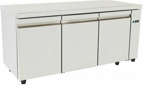 Niki Inox Werkbank-Kühlschrank ohne Kompressor H88xB173xT80cm
