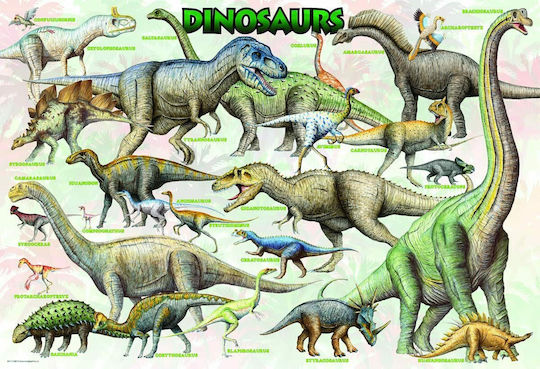 Παιδικό Puzzle Dinosaurs World για 5+ Ετών 100pcs Eurographics