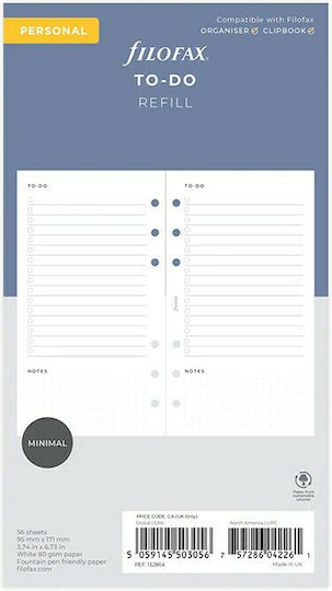 Filofax Personal Refill Pads