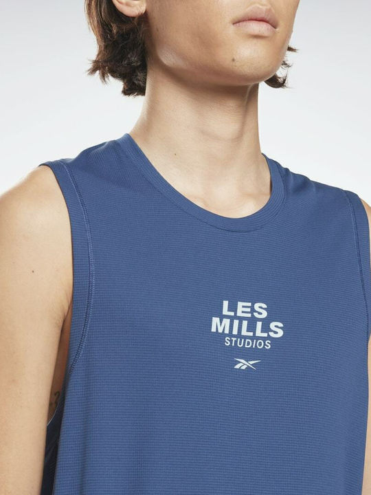 Les Millsâ Short Sleeve Athletic Blouse Batik Blue