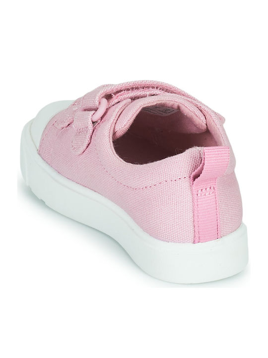 City Bright T Kinder Sneakers Anatomisch mit Klettverschluss Rosa