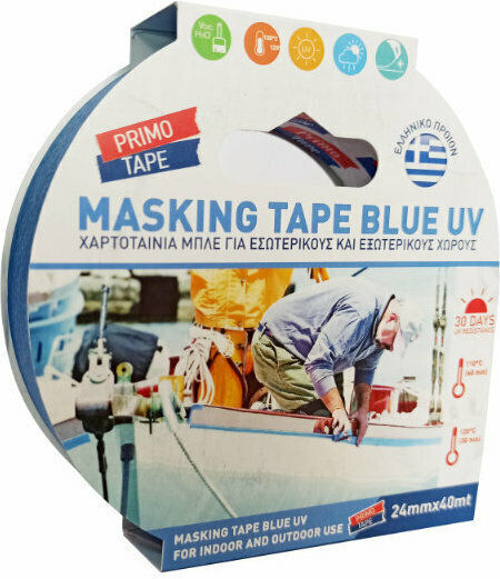 Χαρτοταινία Anti UV Blue 24mm x 40m