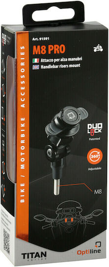 Lampa Titan Series Mount Phone Motorcycle with Clip for Steering Wheel