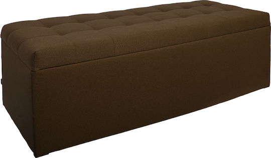 Fylliana Bankhocker Mit Stauraum Stoff Braune 130x50x46cm