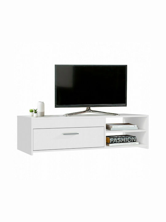 TV-Ständer White Μ120xΠ42.1xΥ31.8cm