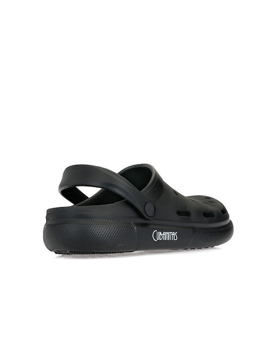 Cubanitas Children's Beach Clogs Black