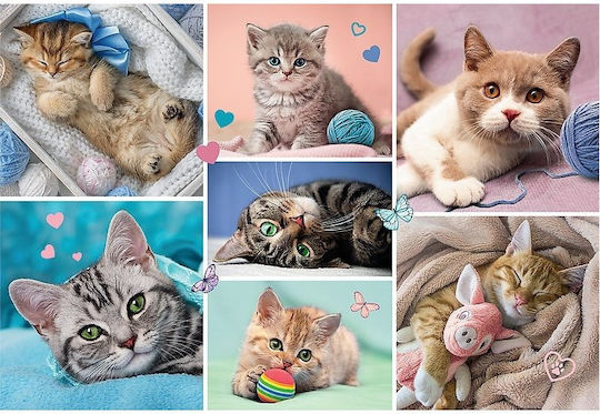 Puzzle pentru Copii In The Cats World pentru 5+ Ani 100buc Trefl
