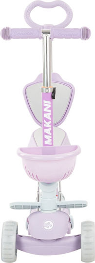 Kikka Boo Kikka Boo Kids Scooter 4 in 1 BonBon Candy 3-Wheel with Seat for 3+ Years Lilac