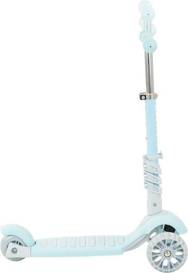 Kikka Boo Kids Scooter 4 in 1 BonBon Candy 3-Wheel with Seat for 3+ Years Blue