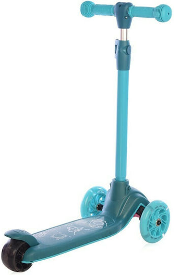 Lorelli Kids Foldable Scooter Tamtam 3-Wheel For 3+ Years Green
