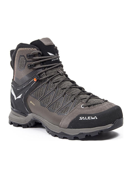 Salewa Mountain Trainer Lite Mid GTX Men's Hiking Boots Waterproof with Gore-Tex Membrane Brown