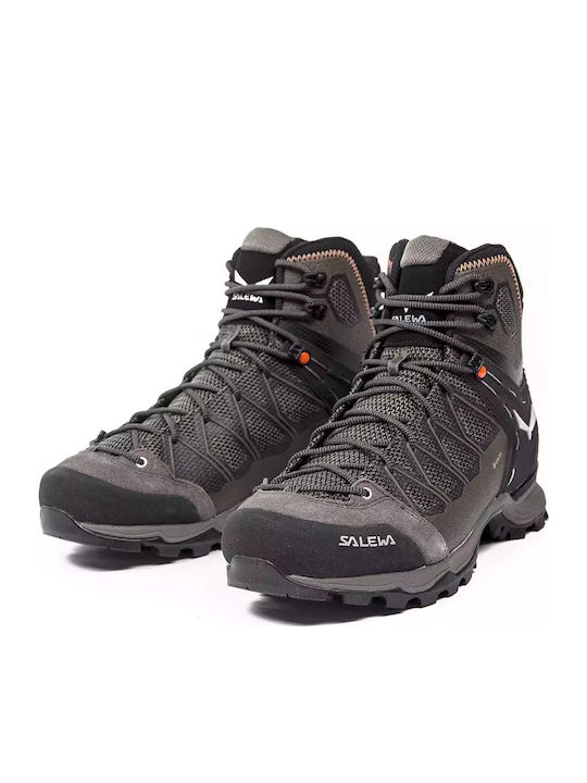 Salewa Mountain Trainer Lite Mid GTX Men's Hiking Boots Waterproof with Gore-Tex Membrane Brown