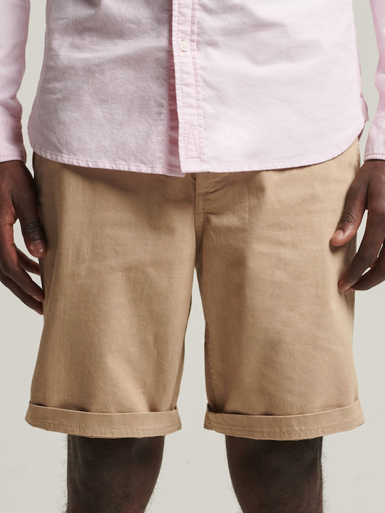Ovin Vintage Officer Men's Shorts Chino Beige