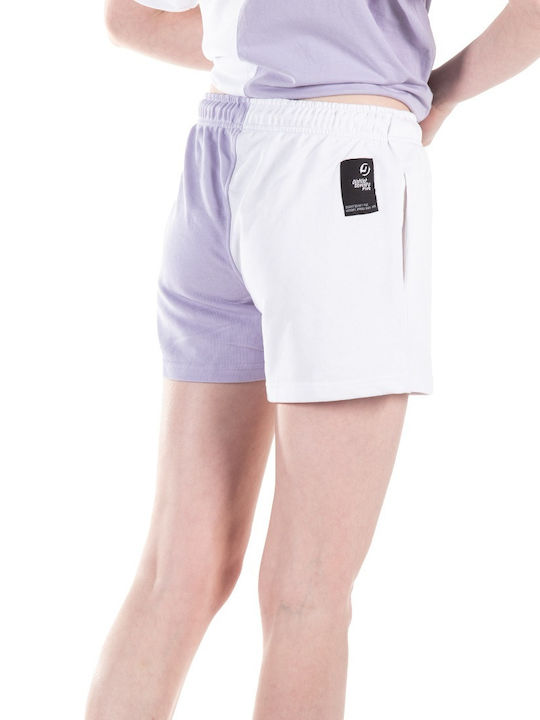 District75 Women's High-waisted Sporty Shorts Lilac