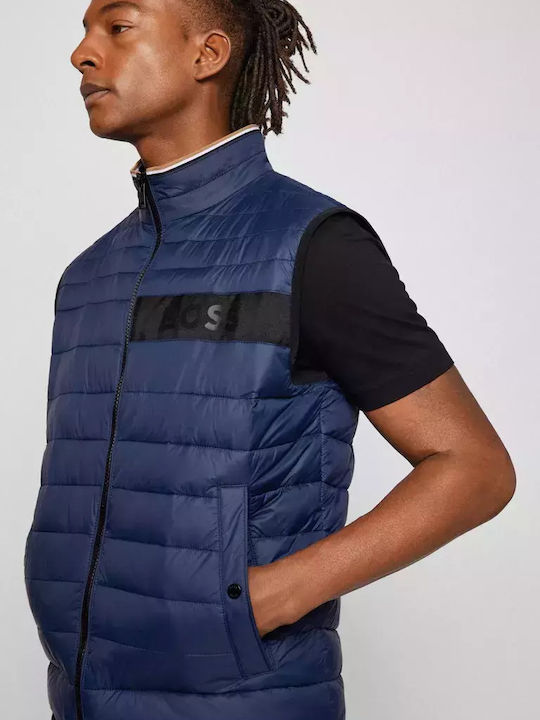 Darolan Geci Barbati Puffer Waterproof Albastru Marin
