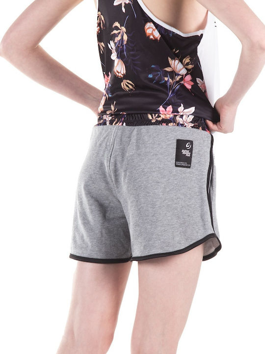 District75 Women's High-waisted Sporty Shorts Gray