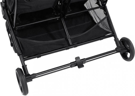 Hauck Swift X Duo Adjustable Double Stroller Suitable for Newborn Black 12.3kg
