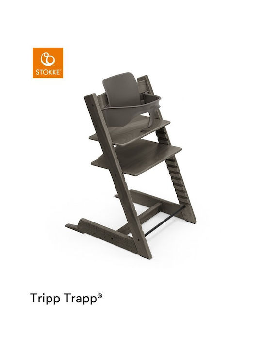 Stokke Tripp Trapp Baby Highchair with Adjustable Height Hazy Gray
