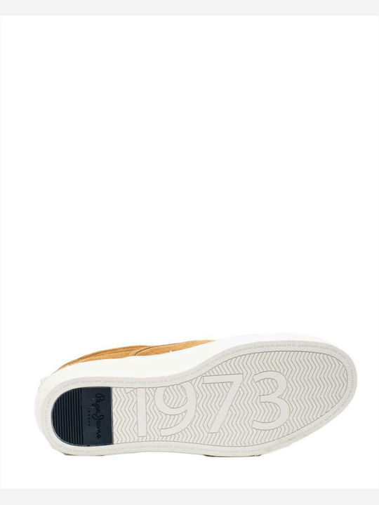 Leder Herren Slip-Ons Camel