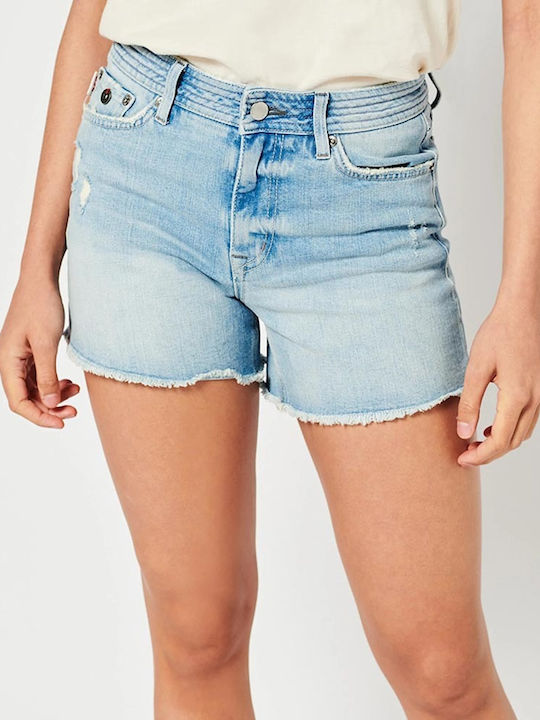 Ovin Vintage Women's Jean Shorts Blue