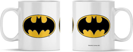 Batman Becher Keramik Weiß