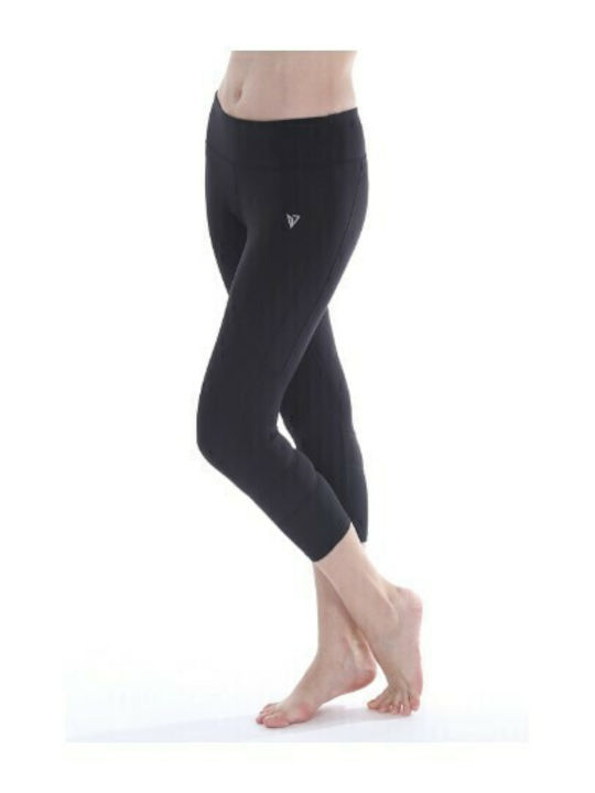Women's Capri Running Legging Black