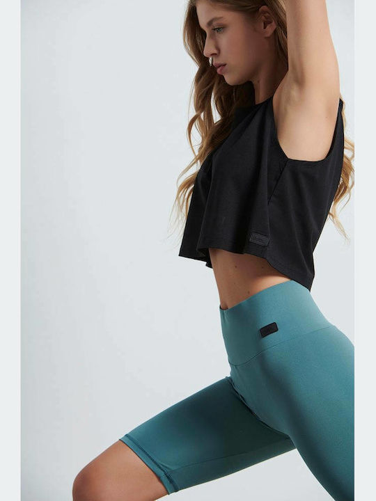 1221-903114 Women's Bike Training Legging High Waisted Blue