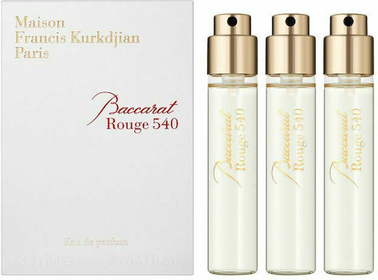 Maison Francis Kurkdjian Paris Baccarat Rouge 540 Travel Refills Set pentru bărbați 3buc