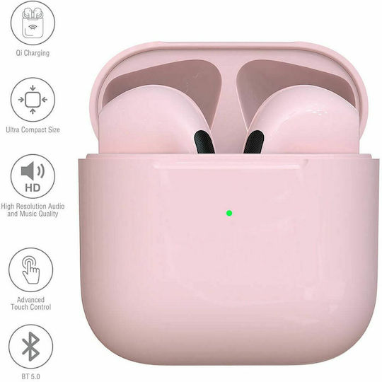 4Smarts SkyPods Pro Earbud Bluetooth Handsfree Earphones with Charging Case Pink
