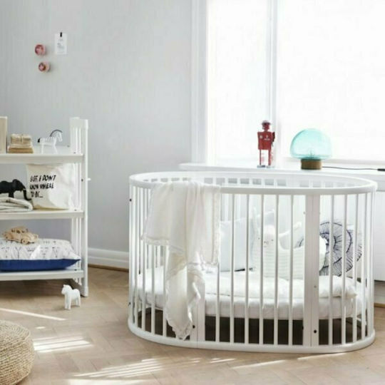 Stokke Πολυμορφική Κούνια Sleepi™ Hazy Grey με Ρόδες