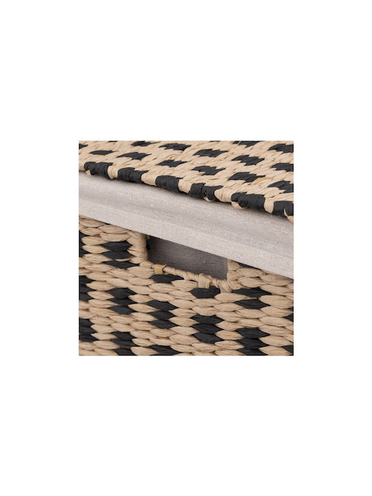 5Five Coș De Rufe Bambus 40lt Cu Capac 33.5x32.5x53cm Maro