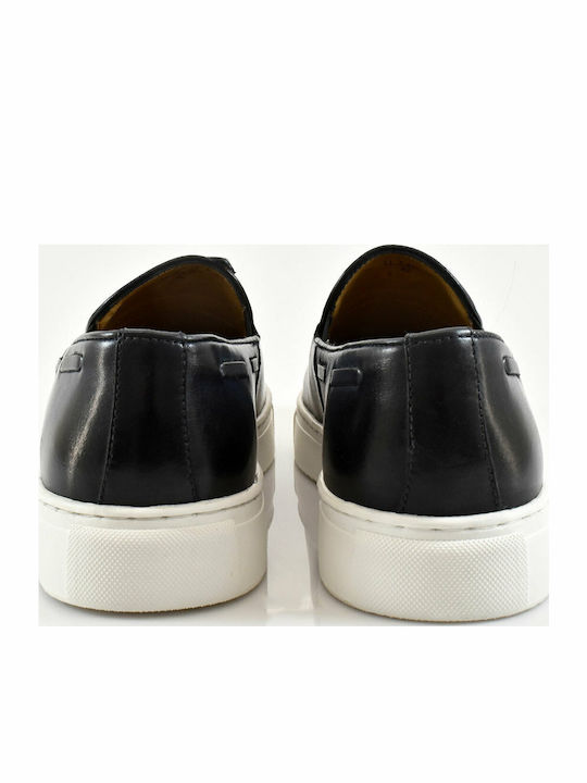 Δερμάτινα Ανδρικά Loafers Navy