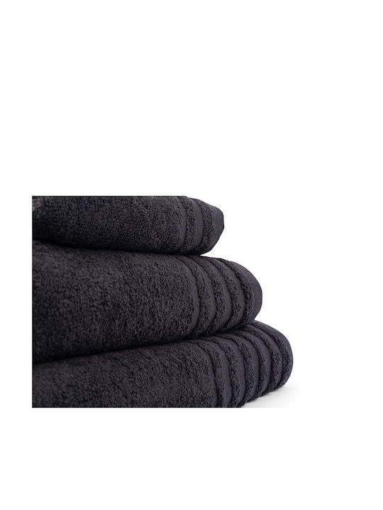 Mc Decor Bath Towel Set 3pcs Sole Ebony Weight 500gr/m²