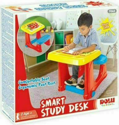 Smart Study Birou pentru Copii din Plastic Multicolor Dolu
