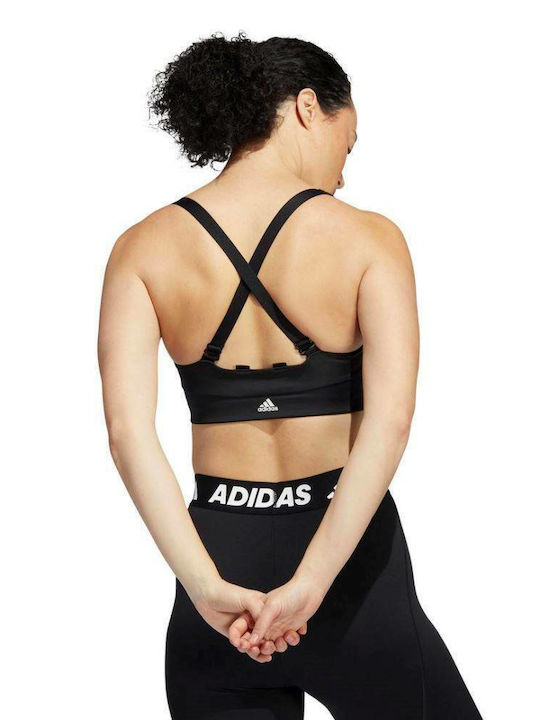 adidas Powerimpact Γυναικείο Αθλητικό Μπουστάκι Μαύρο adidas Powerimpact Γυναικείο Αθλητικό Μπουστάκι Μαύρο