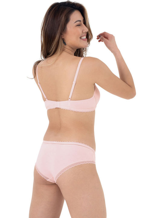 Pink/Blue Σουτιέν με Ελαφριά Ενίσχυση & Μπανέλες 2Pack