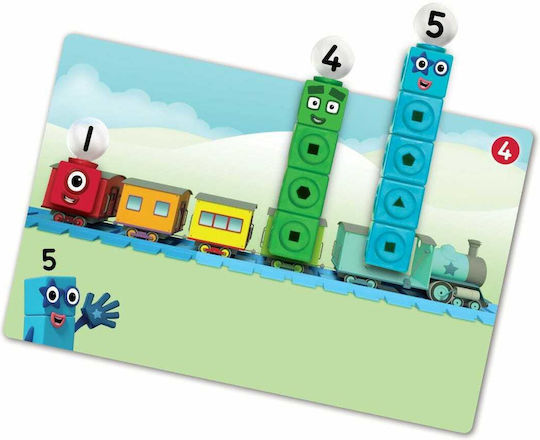 Learning Resources MathLink Cubes Numberblocks 1-10 STEM Joc Educațional de Cunoștințe pentru 3+ ani Ani